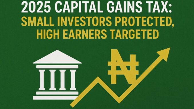 Capital Gains Tax reform protecting small investors