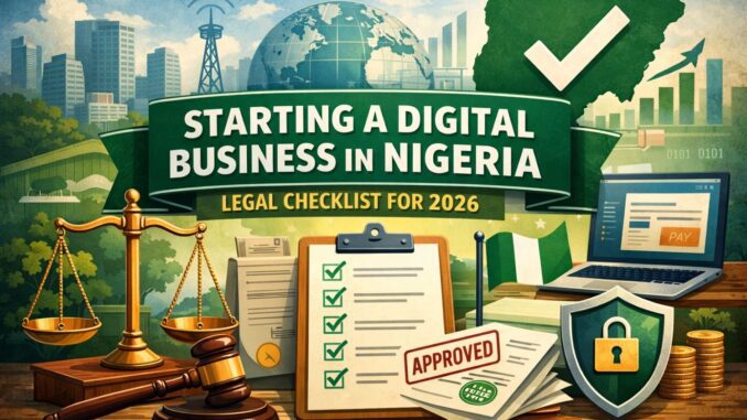 legal checklist for registering a digital business in Nigeria