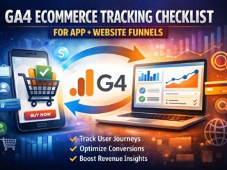 GA4 ecommerce tracking checklist