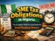 SME Tax Obligations Nigeria